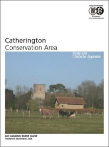 Cover of the Catherington Conservation Area study and character appraisal (PDF).