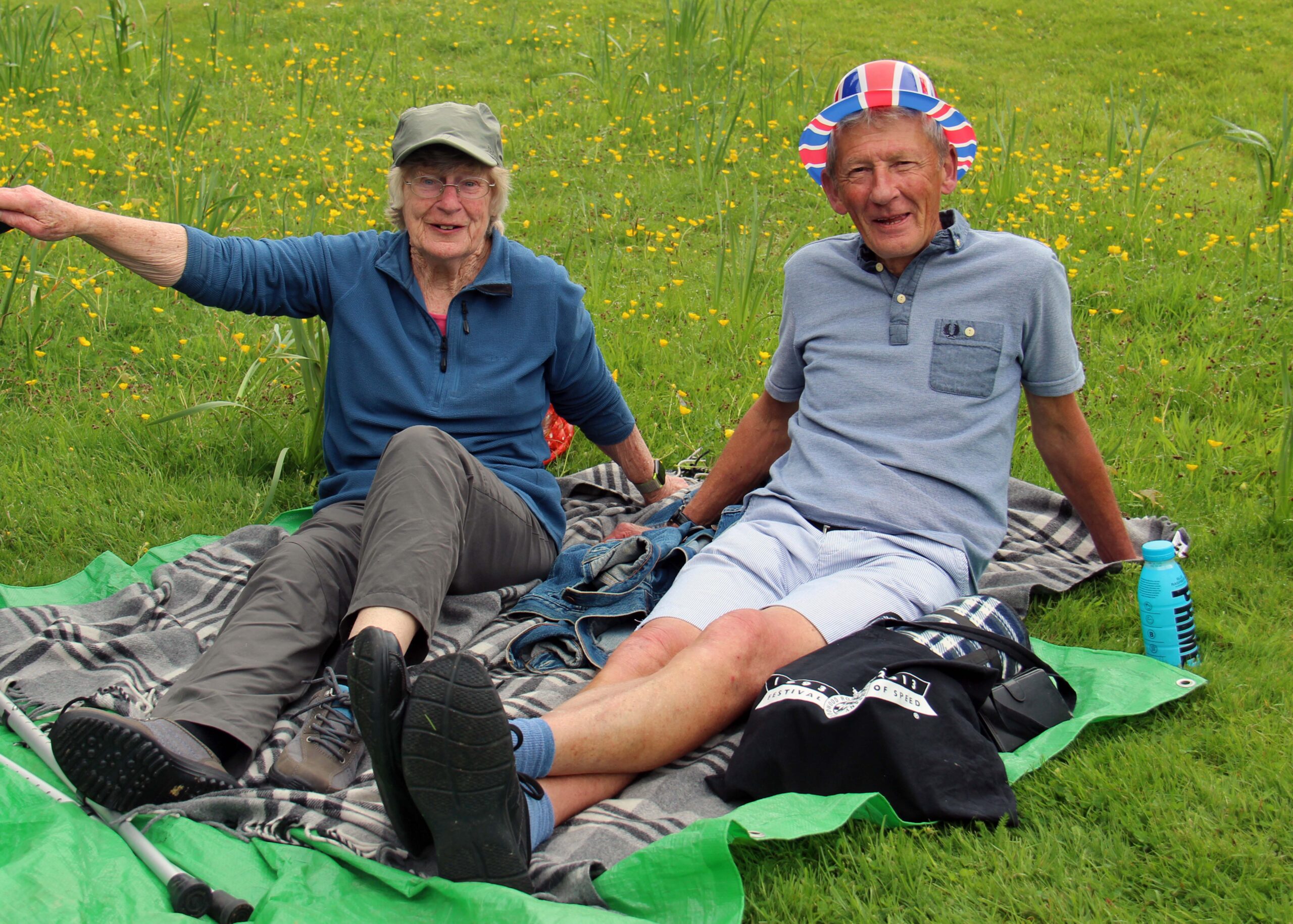 Jenny and Andy take it easy