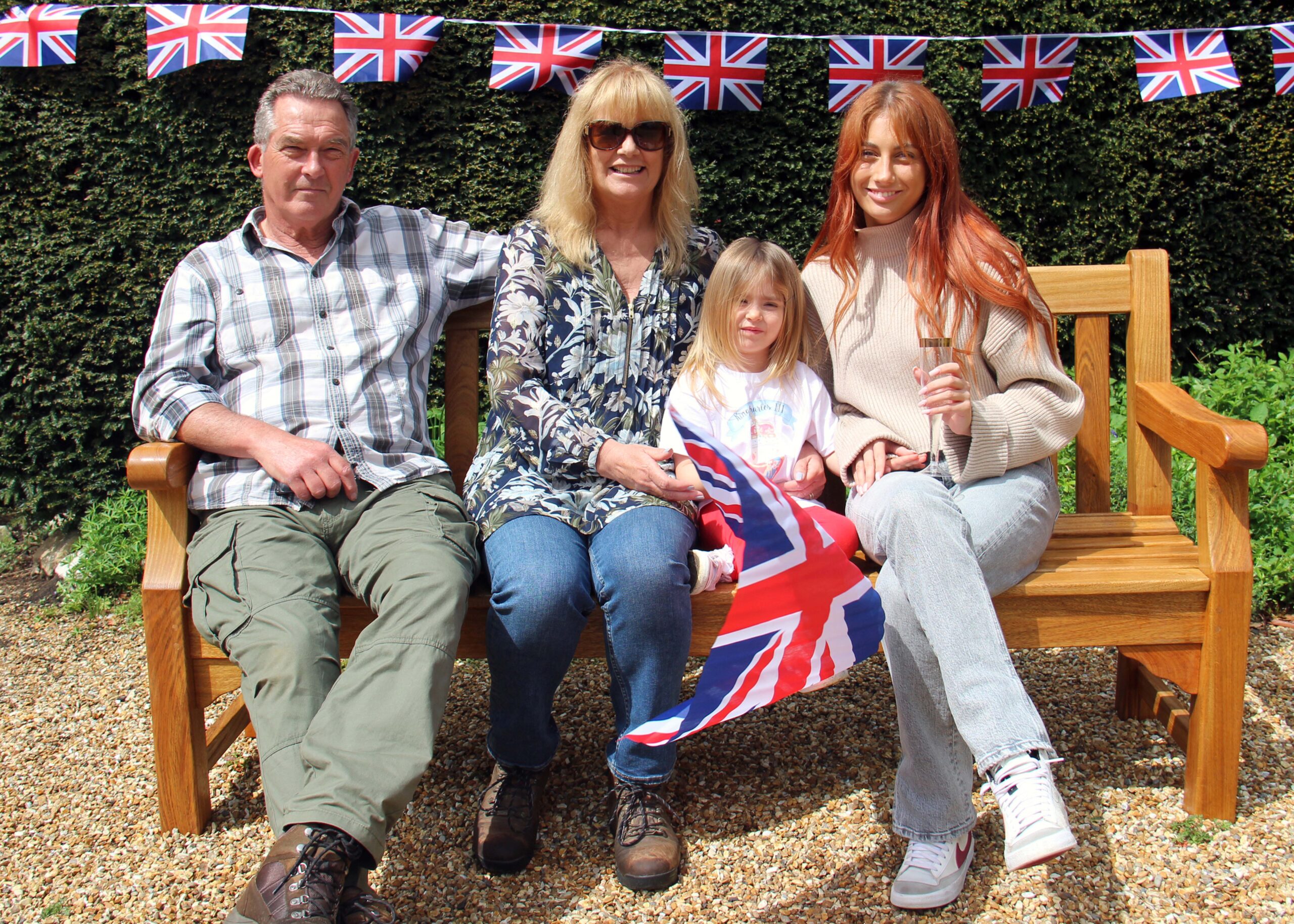The Rogers-Gatrell family load test the new bench